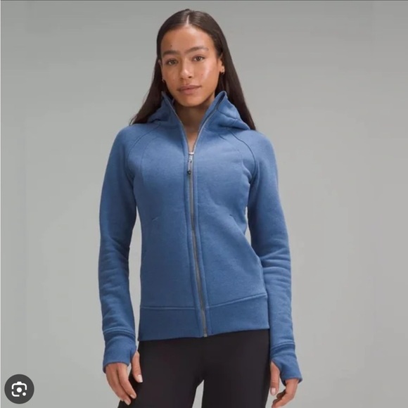 NWT lululemon Scuba Full-Zip Hoodie • Heathered Oasis Blue • 8 - Picture 1 of 6